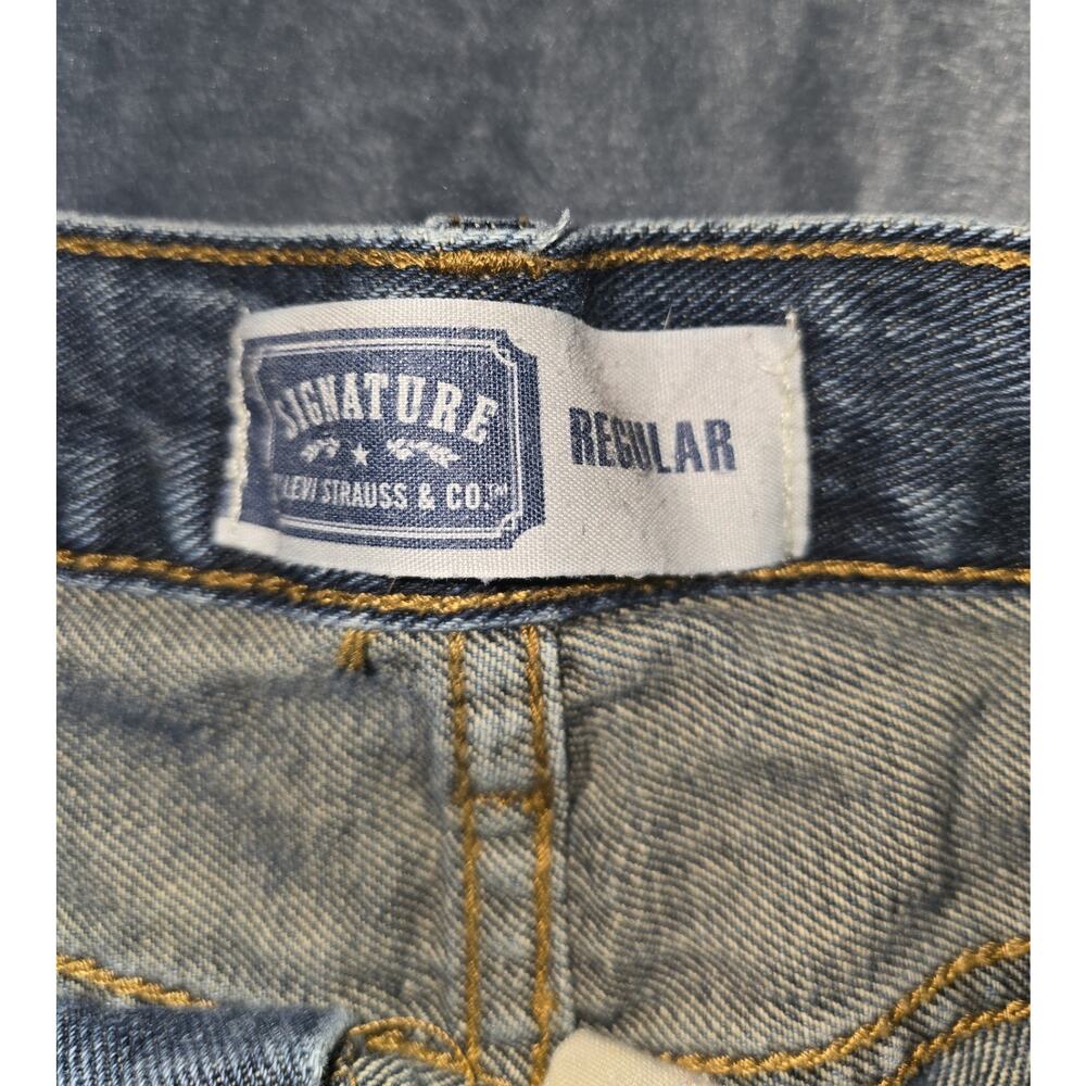 Levis Signature Mens Jeans 36x29 Regular Fit B0080 - Picture 5 of 6